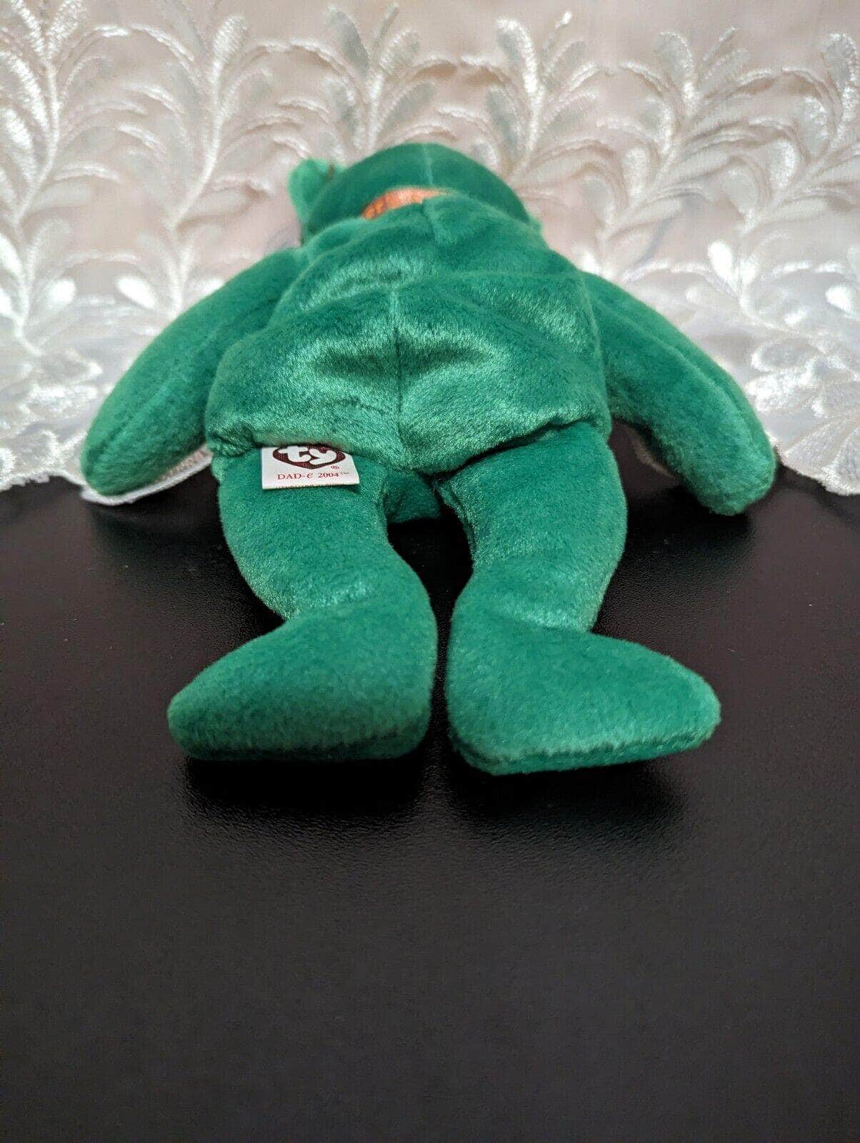 Ty Beanie Baby - Dad-e 2004 The Green Super Dad Father's Day Bear (8.5in) - Vintage Beanies Canada