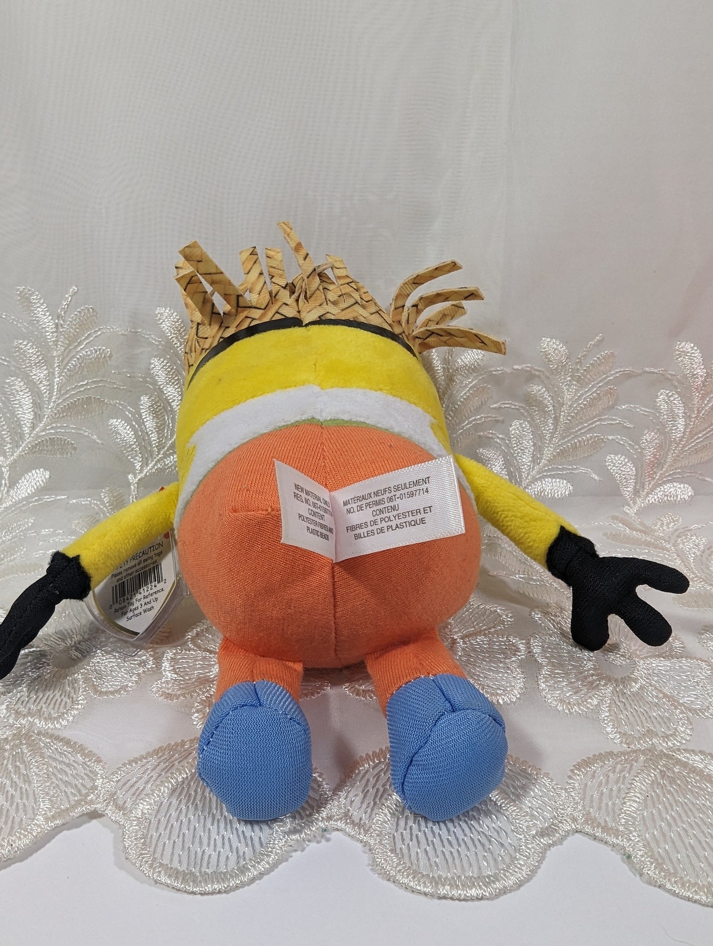 Ty Beanie Baby - Dave The Minion From Despicable Me 3 (8in) Near Mint Tag - Vintage Beanies Canada