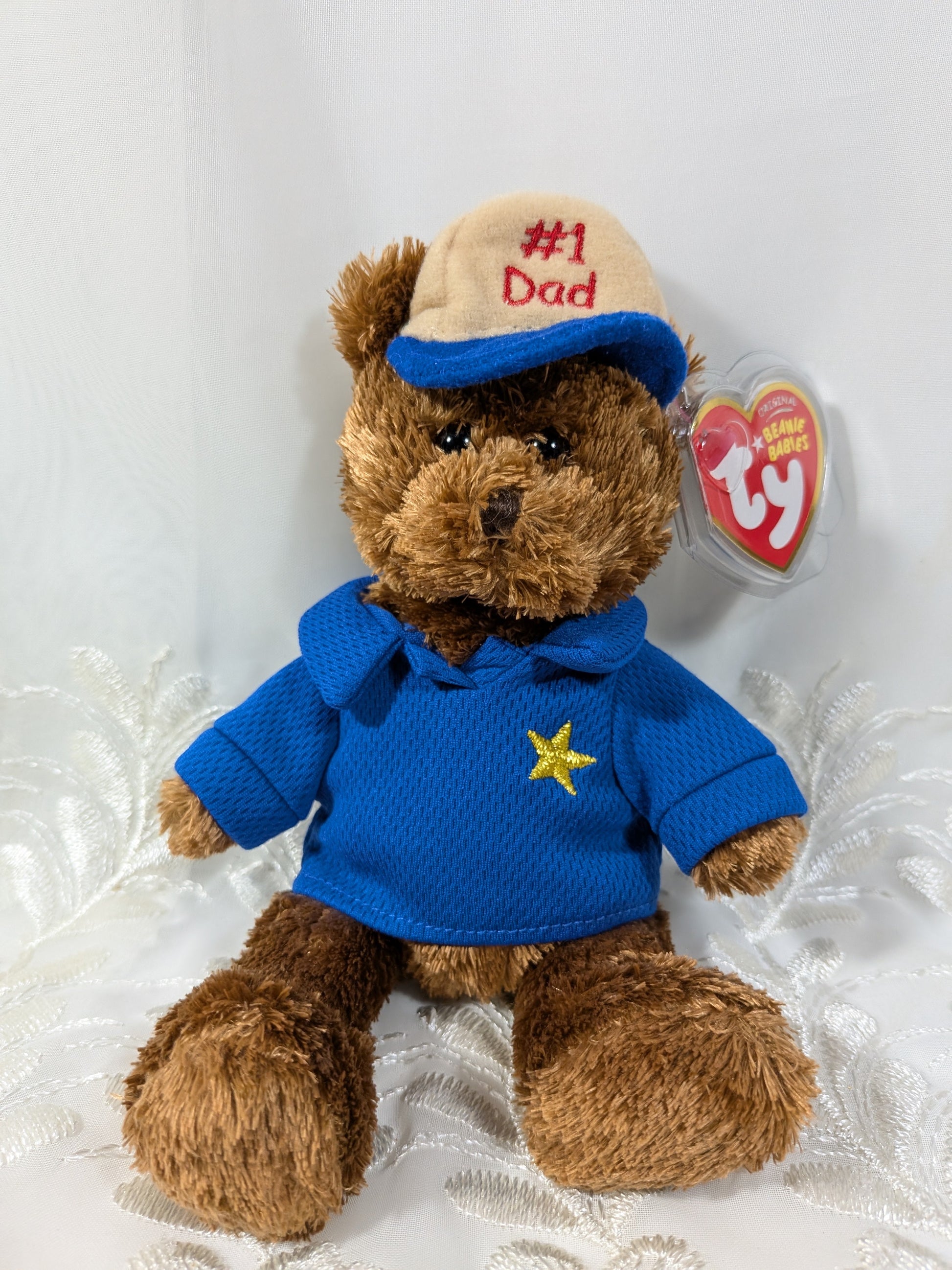 Ty Beanie Baby - Dear Dad The Bear (7.5in) - Vintage Beanies Canada