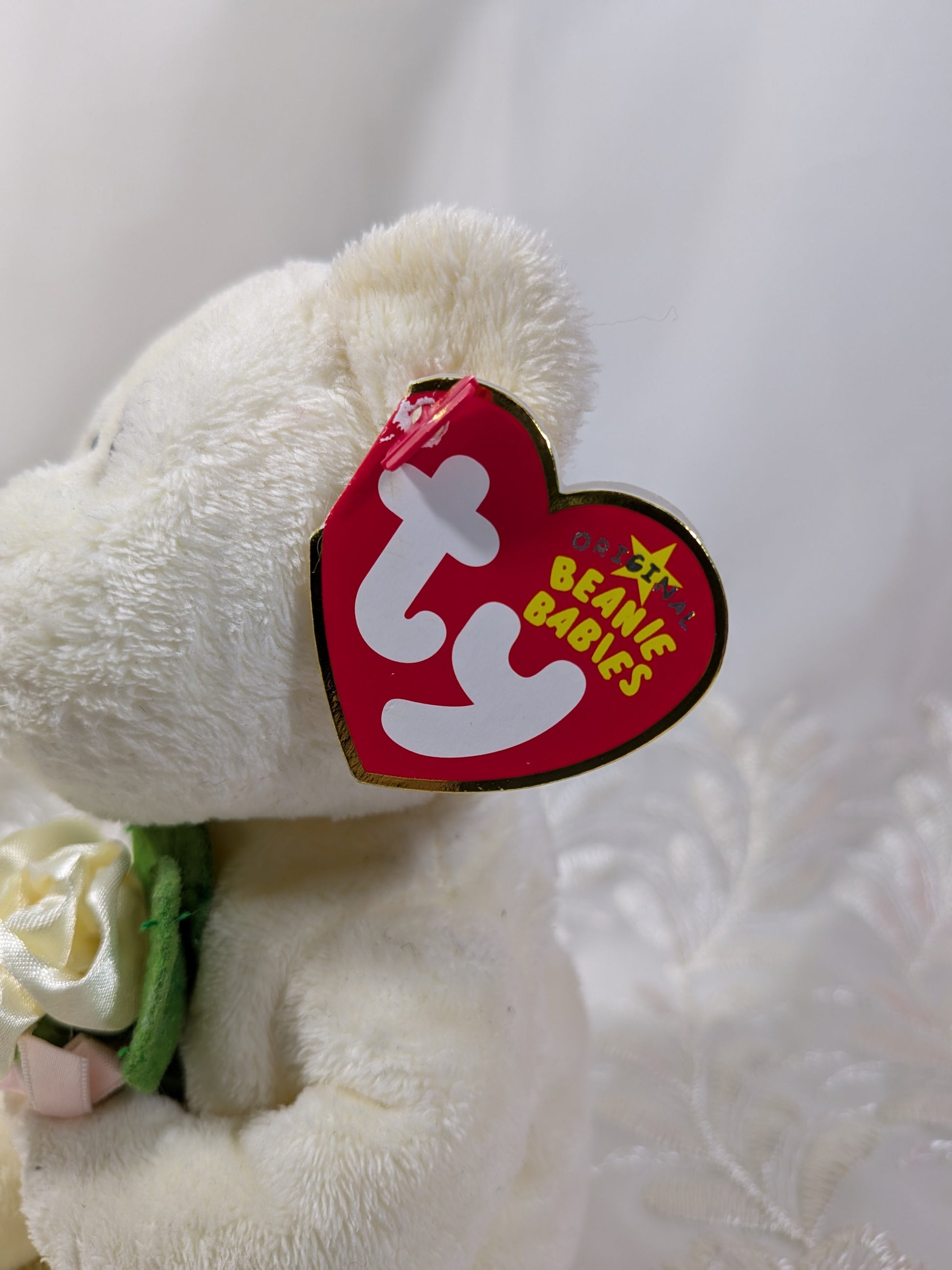 Ty Beanie Baby - Dear One The Bear (8.5in) - Vintage Beanies Canada