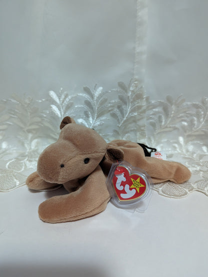 Ty Beanie Baby - Derby The Horse (8in) No Star, Coarse Mane - Vintage Beanies Canada