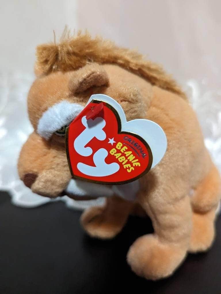 Ty Beanie Baby - Diego The Saber Tooth Tiger From Ice Age *Rare* (6in) - Vintage Beanies Canada