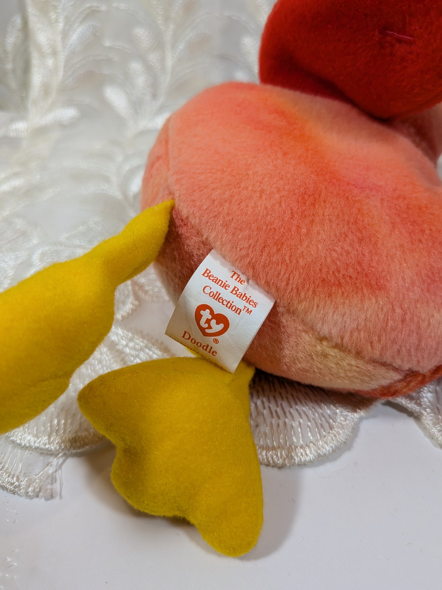 Ty Beanie Baby - Doodle The Rooster (6in) *Rare* - Vintage Beanies Canada