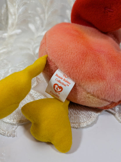 Ty Beanie Baby - Doodle The Rooster (6in) *Rare* - Vintage Beanies Canada