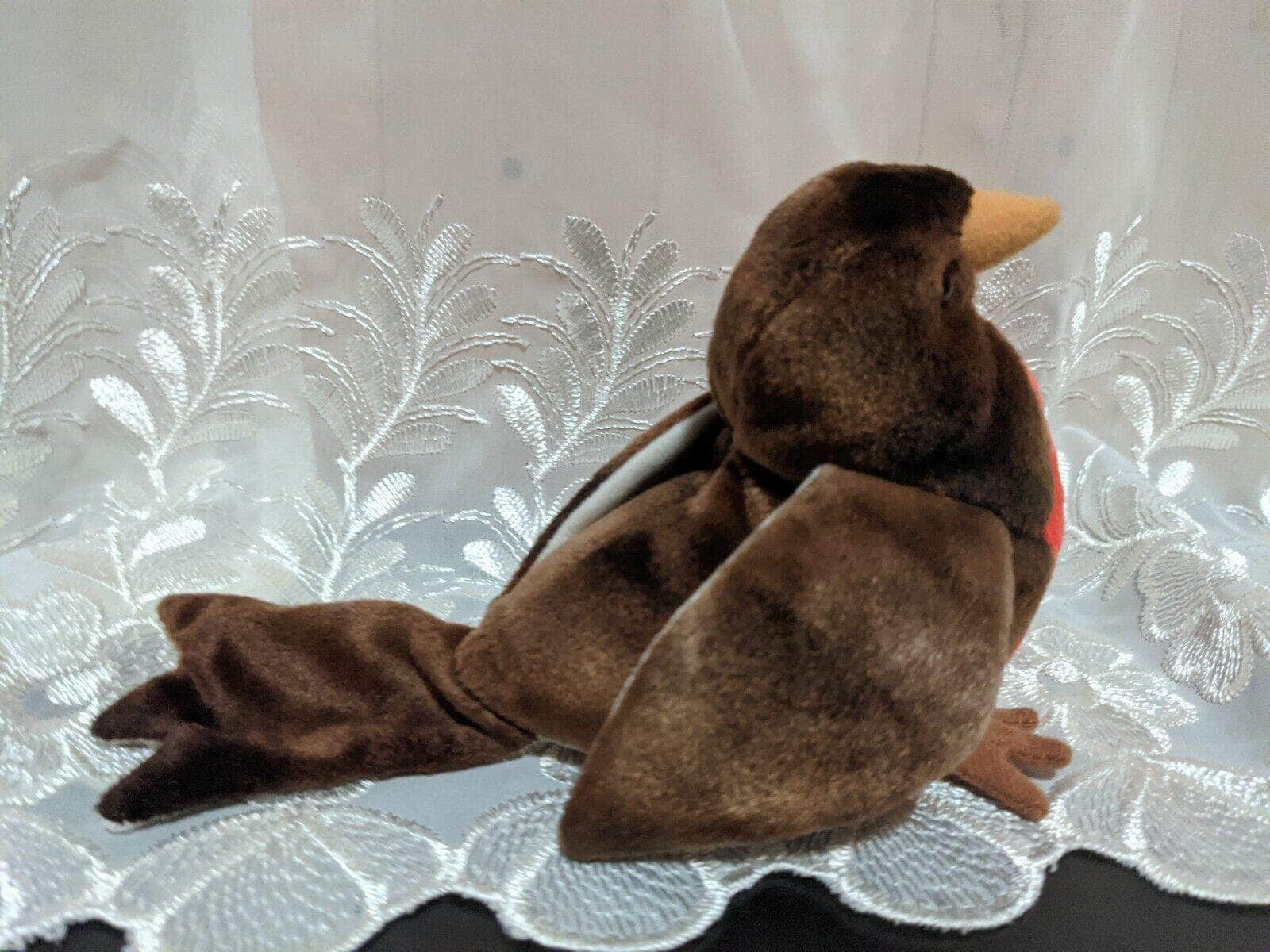 Ty Beanie Baby - Early The Robin Bird (4.5in) - Vintage Beanies Canada