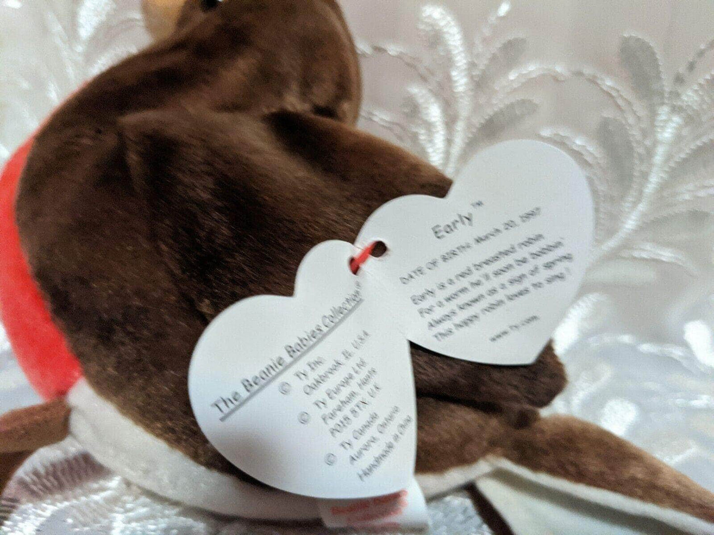 Ty Beanie Baby - Early The Robin Bird (4.5in) - Vintage Beanies Canada