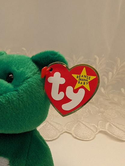 Ty Beanie Baby - Erin The St Patrick's Day Bear (8.5in) - Vintage Beanies Canada