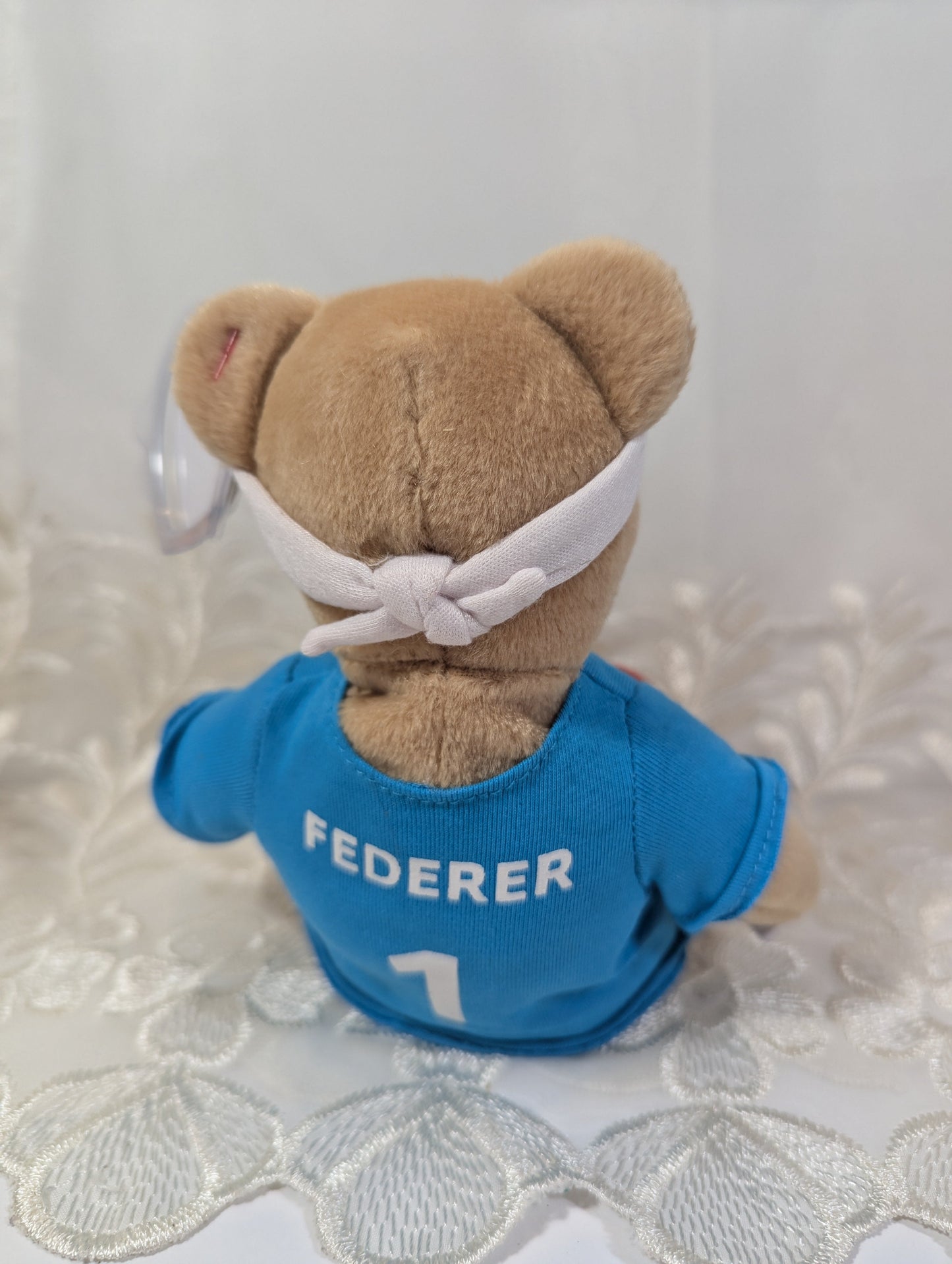 Ty Beanie Baby - Feder - bear The Roger Federer Tennis Bear (8.5in) - Vintage Beanies Canada