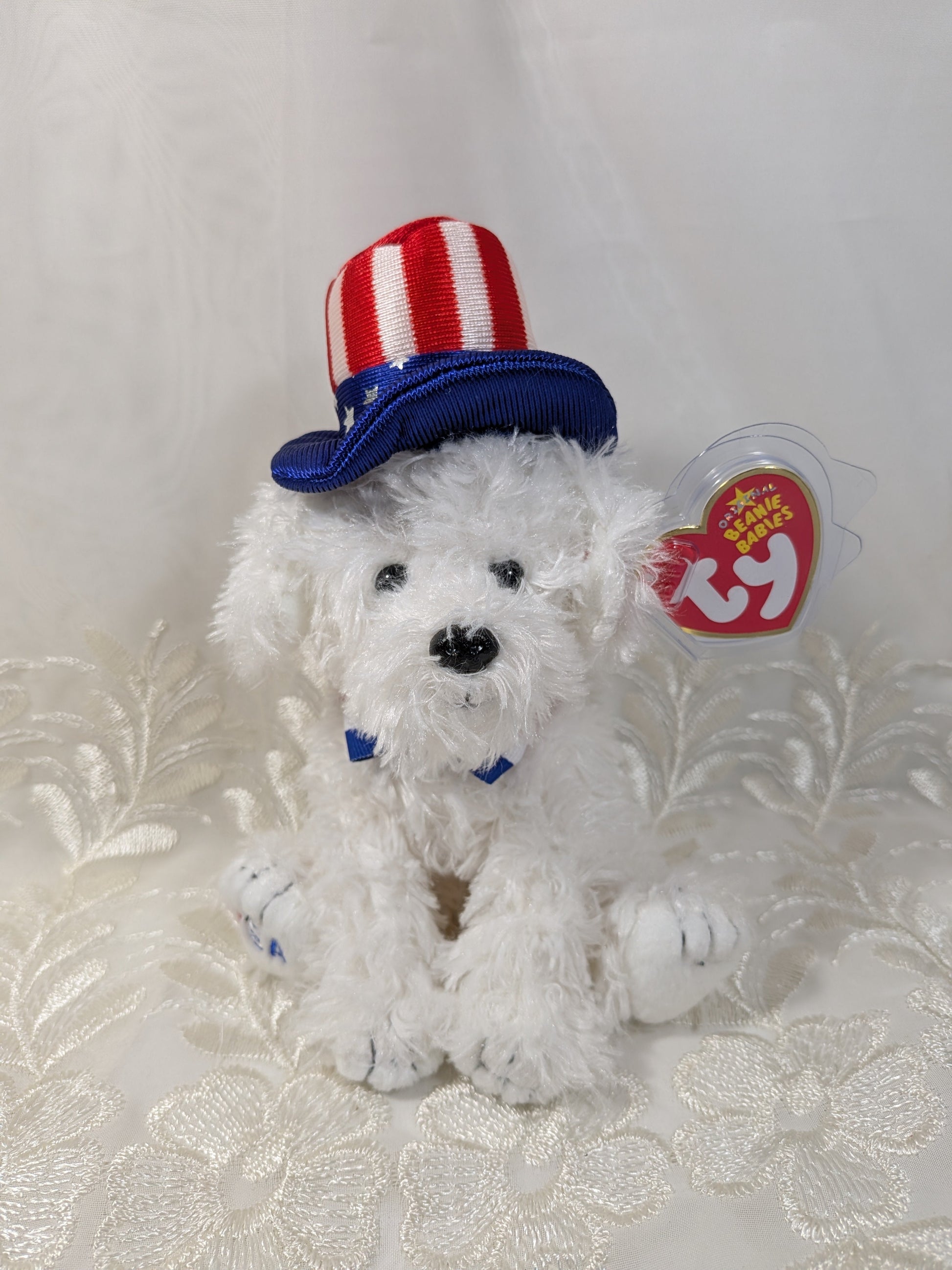Ty Beanie Baby - First Dog The American Dog (6in) - Vintage Beanies Canada
