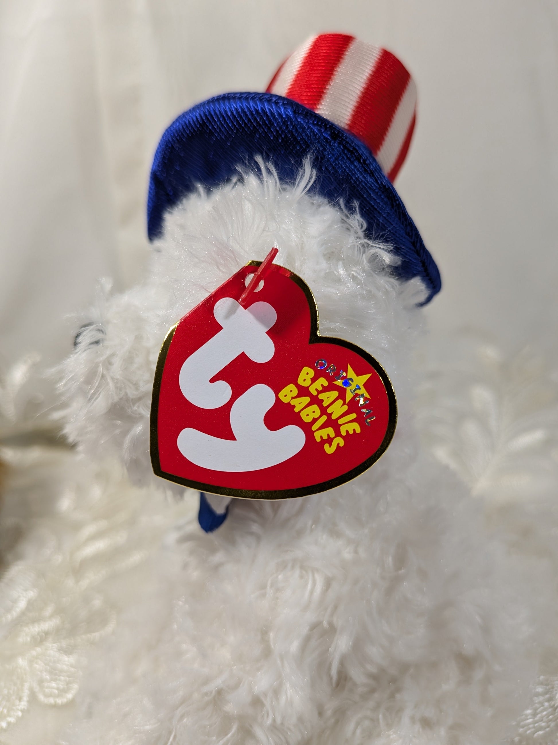 Ty Beanie Baby - First Dog The American Dog (6in) - Vintage Beanies Canada