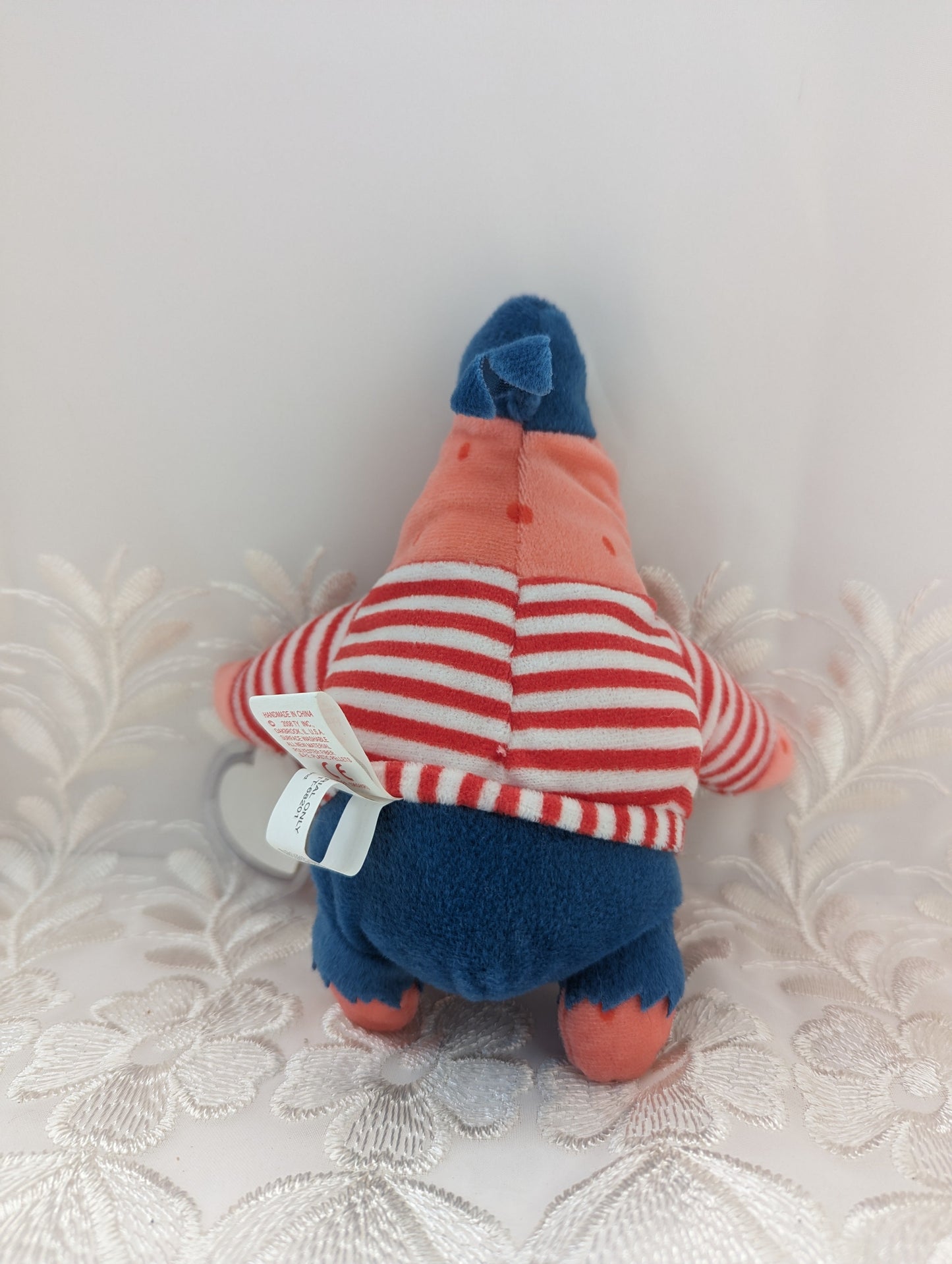 Ty Beanie Baby - First Mate Patrick The Pirate Starfish From Spongebob (7in) Near Mint - Vintage Beanies Canada