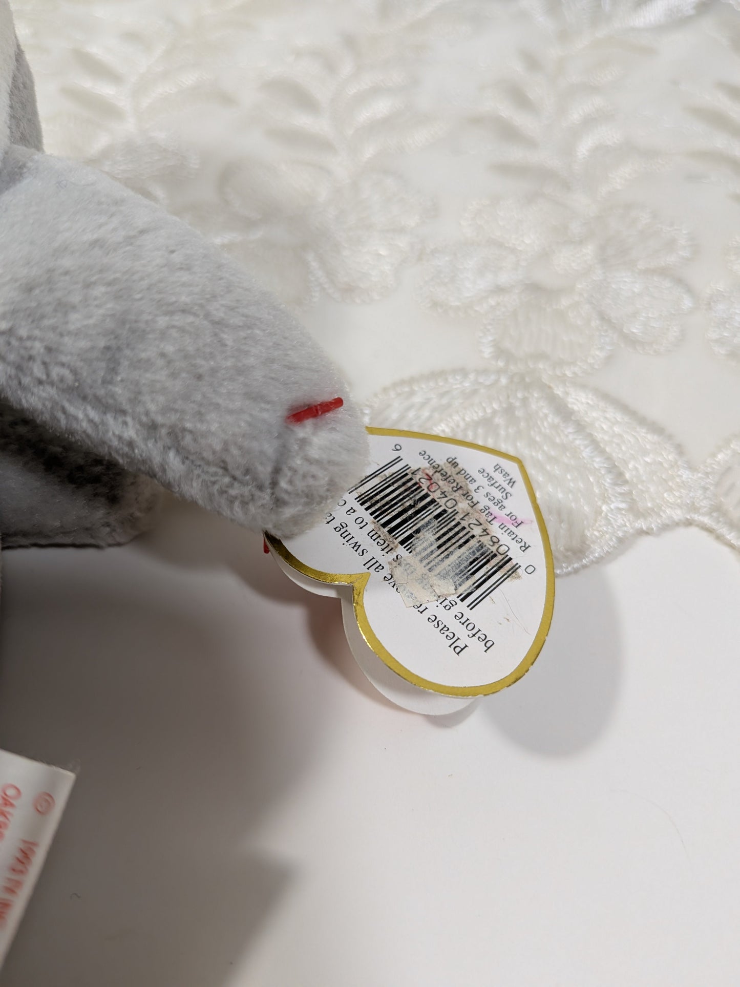 Ty Beanie Baby - Flash The Dolphin (7in) Non - mint Hang Tag - Vintage Beanies Canada