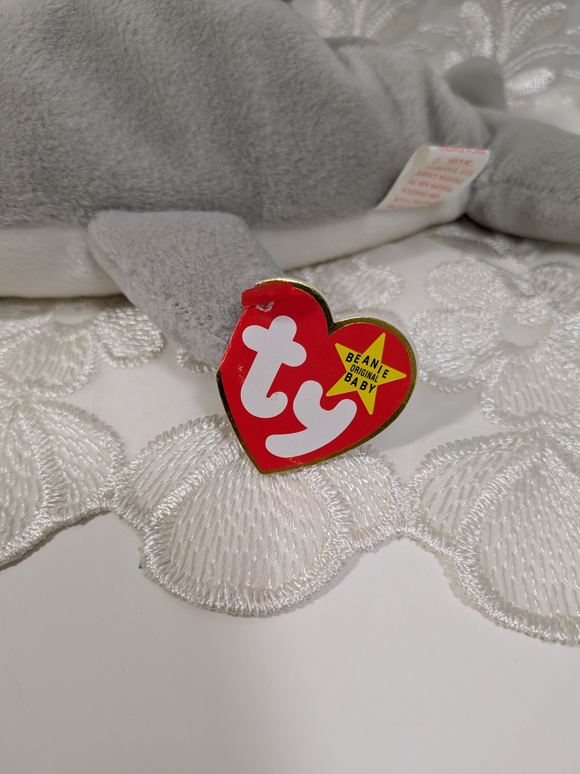 Ty Beanie Baby - Flash The Dolphin (7in) Non - mint Hang Tag - Vintage Beanies Canada