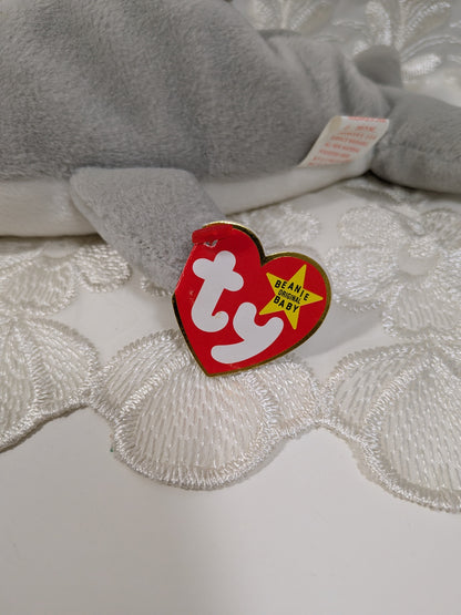 Ty Beanie Baby - Flash The Dolphin (7in) Non - mint Hang Tag - Vintage Beanies Canada