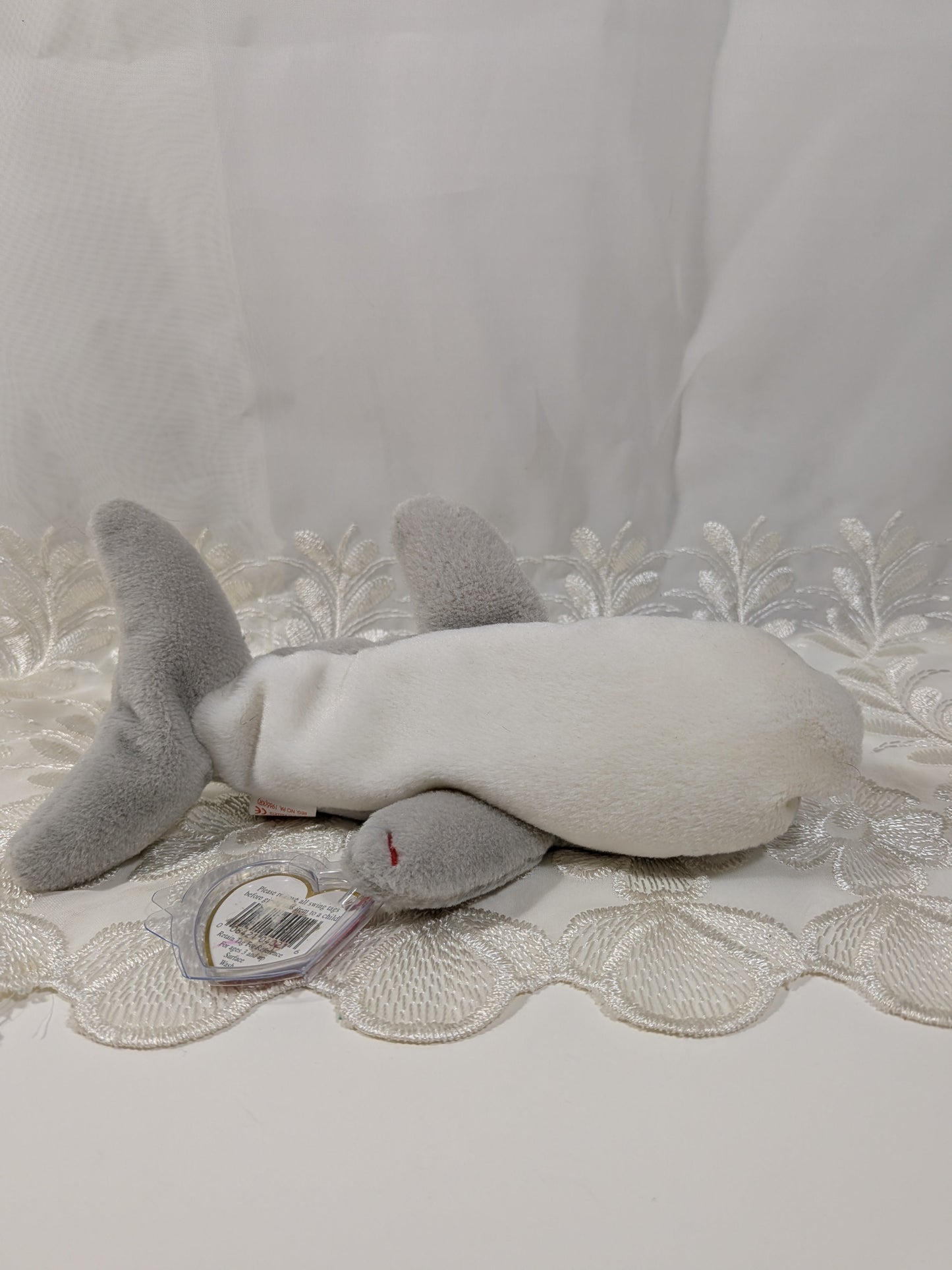 Ty Beanie Baby - Flash The Dolphin (7in) Non - mint Hang Tag - Vintage Beanies Canada