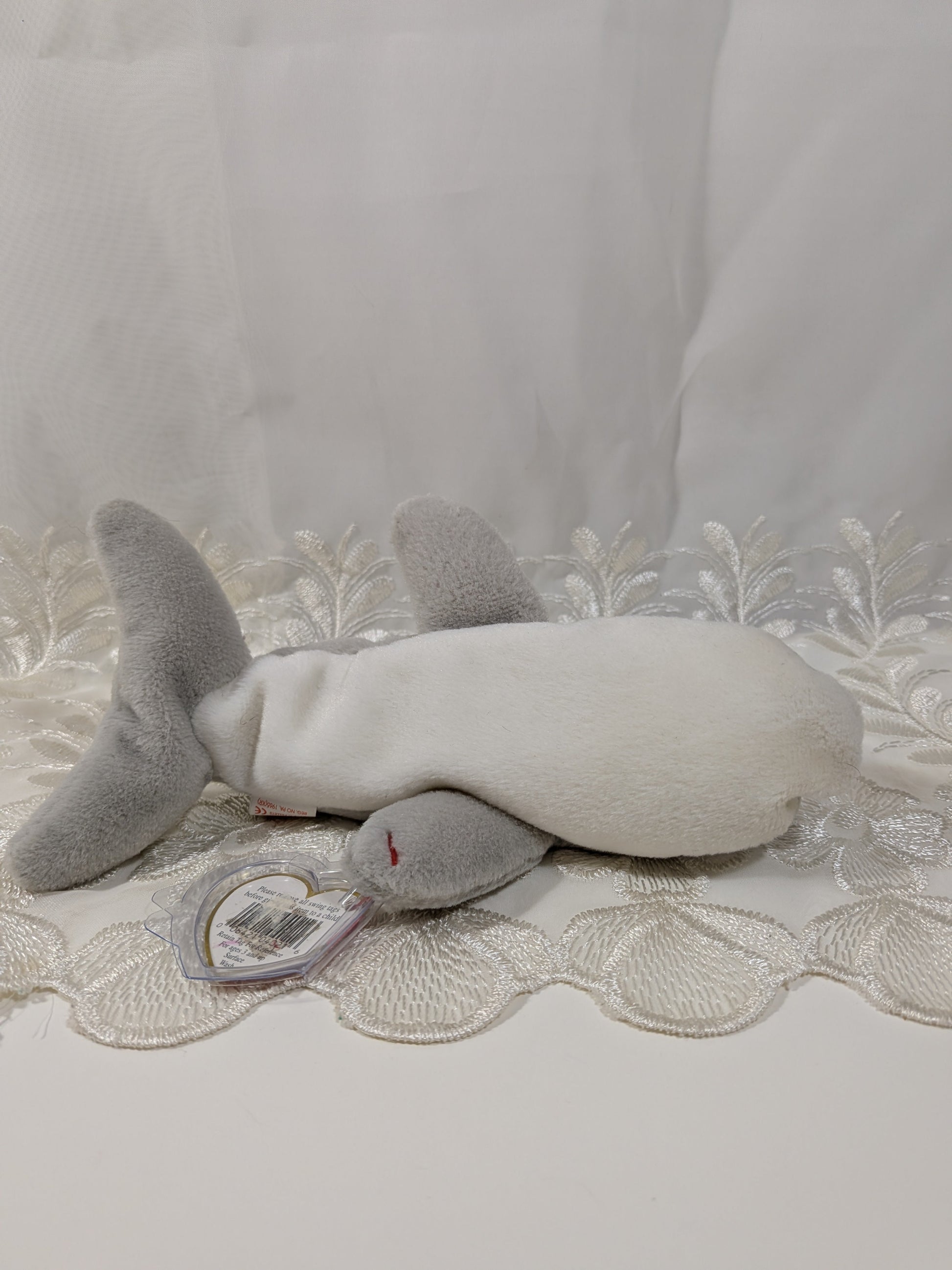 Ty Beanie Baby - Flash The Dolphin (7in) Non - mint Hang Tag - Vintage Beanies Canada