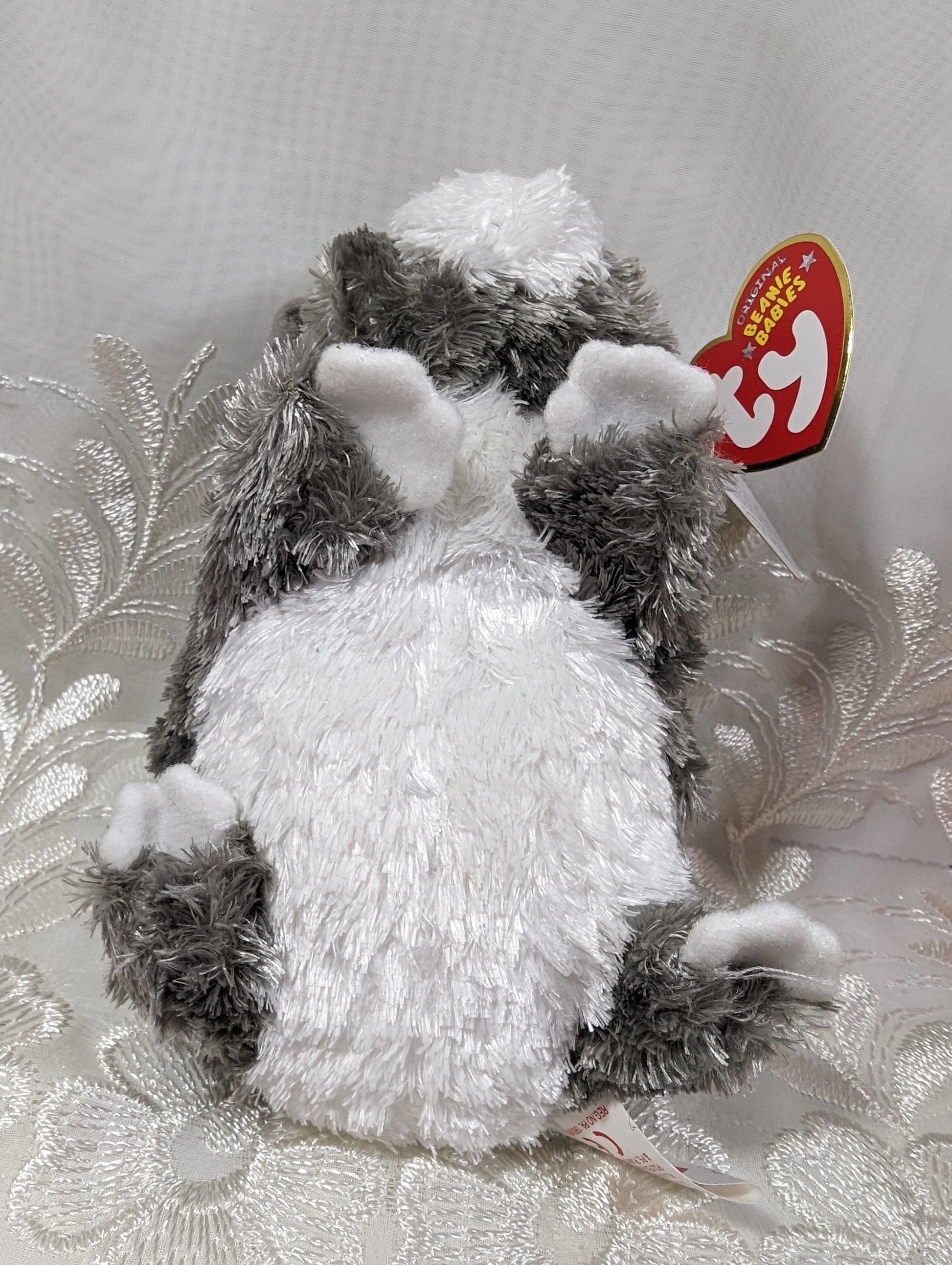 Ty Beanie Baby - Flash the Grey Guinea Pig *Rare* (6 in) - Vintage Beanies Canada