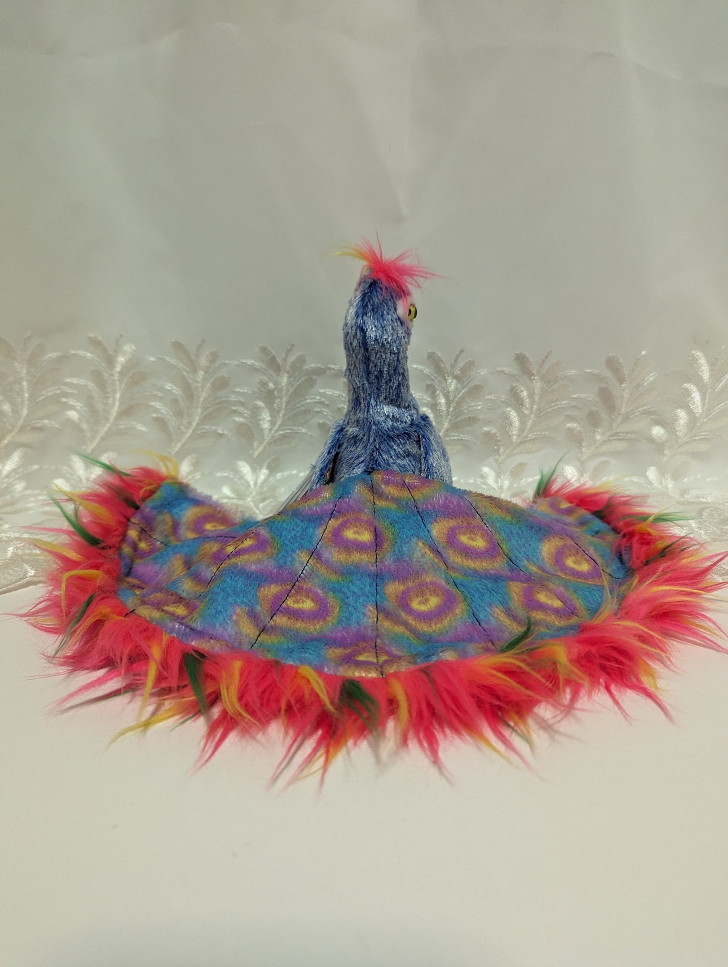 TY Beanie Baby - Flashy the Peacock (5.5 inch) - Vintage Beanies Canada