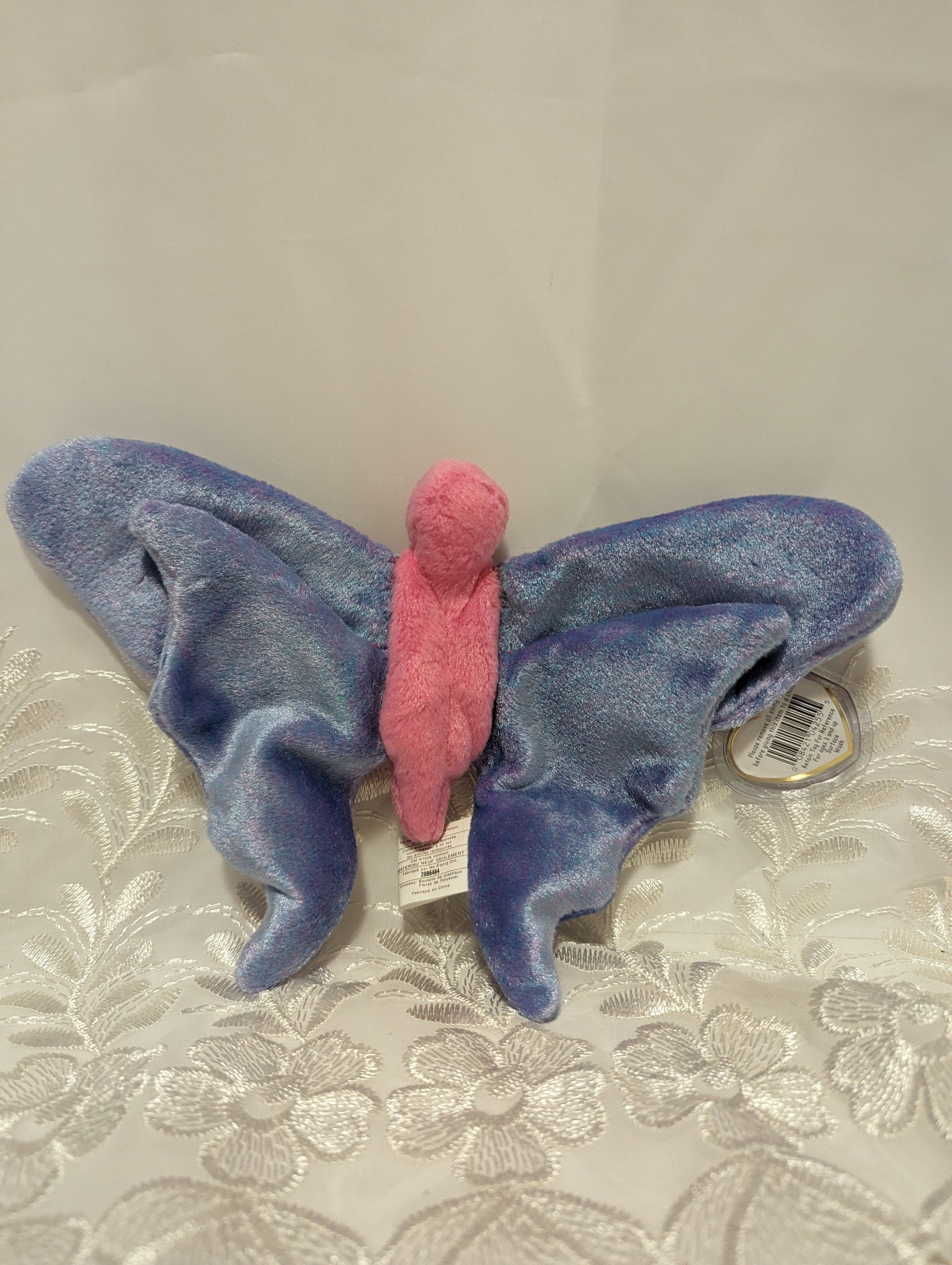 Ty Beanie Baby - Flitter The Butterfly (7in) - Vintage Beanies Canada