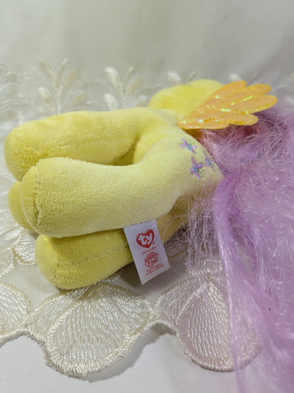 Ty Beanie Baby - Fluttershy the Yellow Pony from My Little Pony (7in) No Tag - Vintage Beanies Canada