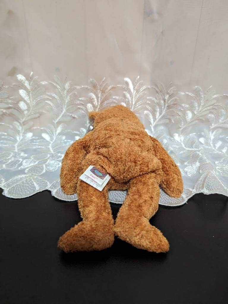 Ty Beanie Baby - Fuzz The Bear With Blue Ribbon (8.5in) - Vintage Beanies Canada