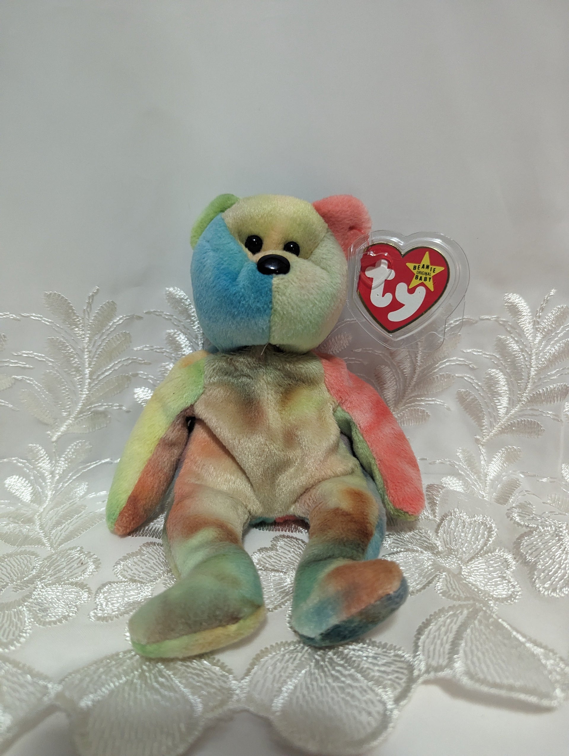 Garcia Beanie Babies Garcia The Tie Dye Bear Ty Beanie Baby Garcia
