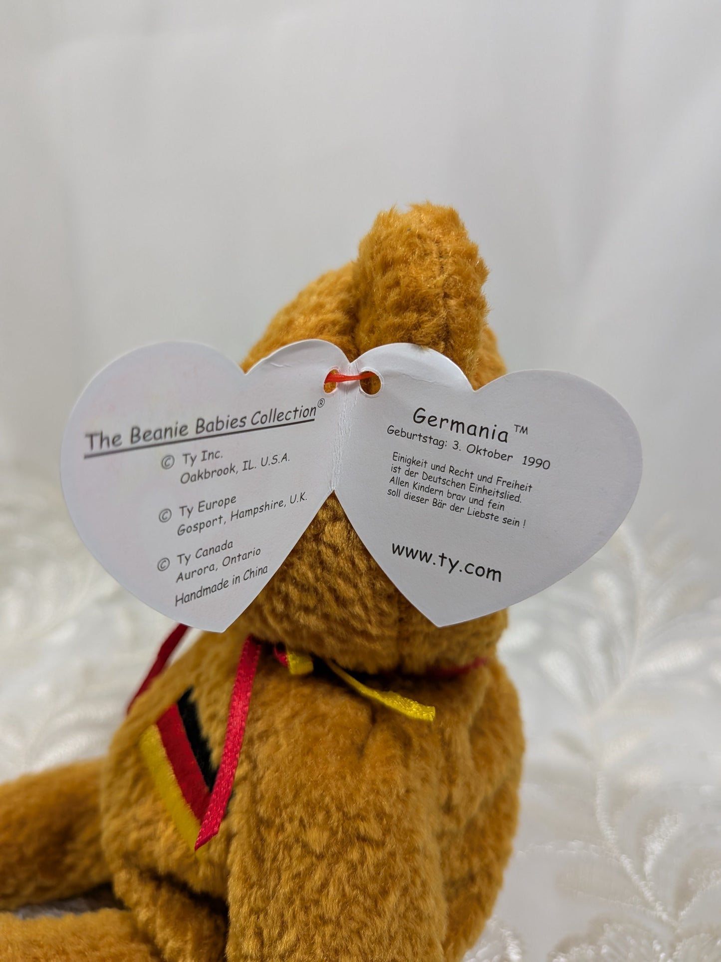 Ty Beanie Baby - Germania the German Bear (8.5in) - Vintage Beanies Canada