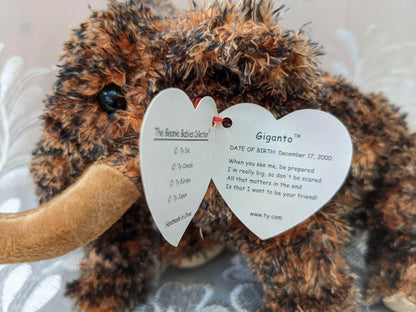 Ty Beanie Baby - Giganto the Woolly Mammoth (8.5in) - Vintage Beanies Canada