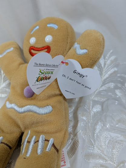 Ty Beanie Baby - Gingy The Gingerbread Man From The Movie Shrek (7in) - Vintage Beanies Canada
