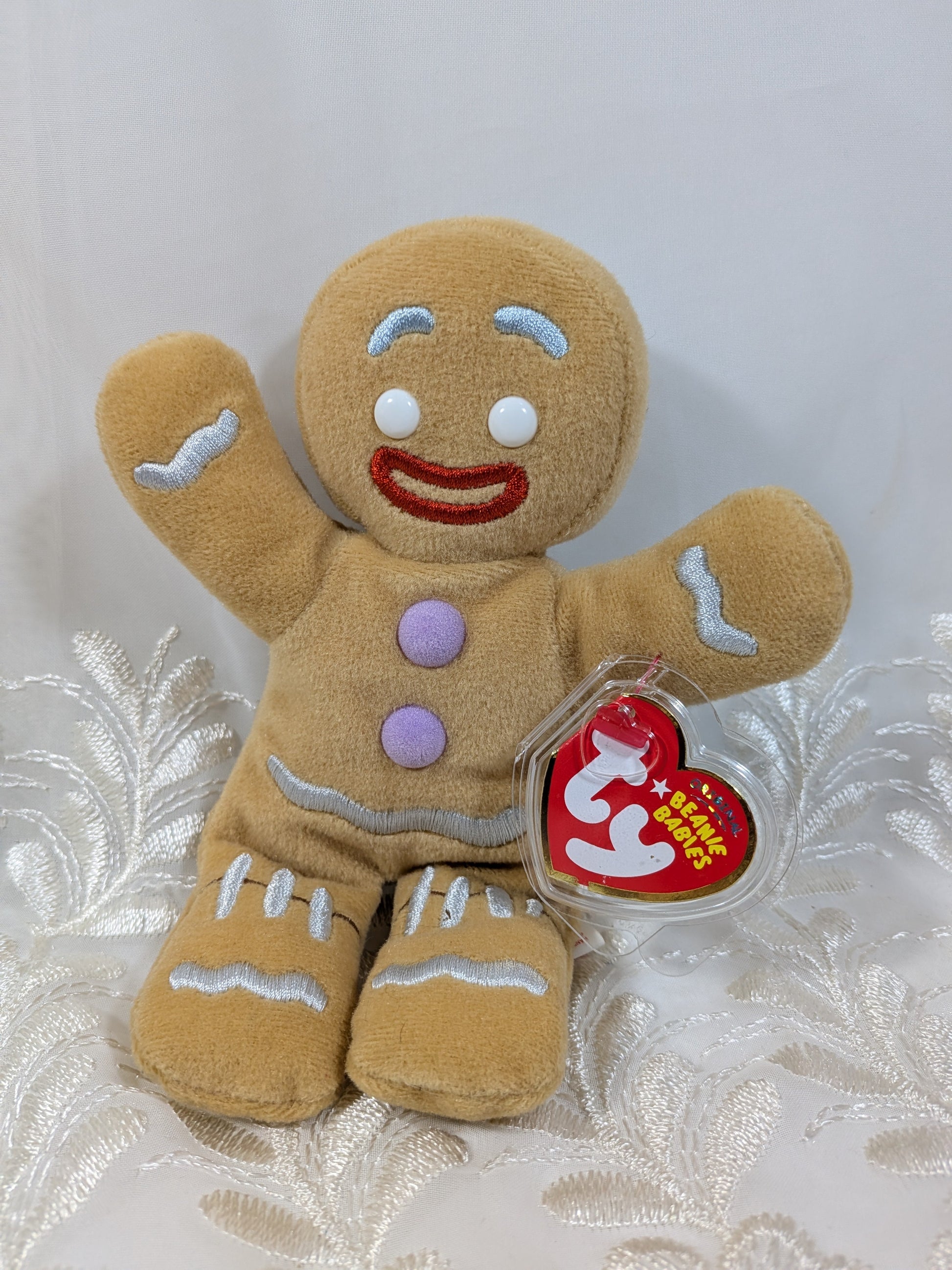 Ty Beanie Baby - Gingy The Gingerbread Man From The Movie Shrek (7in) - Vintage Beanies Canada