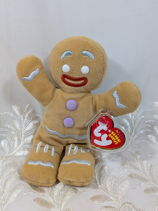 Ty Beanie Baby - Gingy The Gingerbread Man From The Movie Shrek (7in) - Vintage Beanies Canada