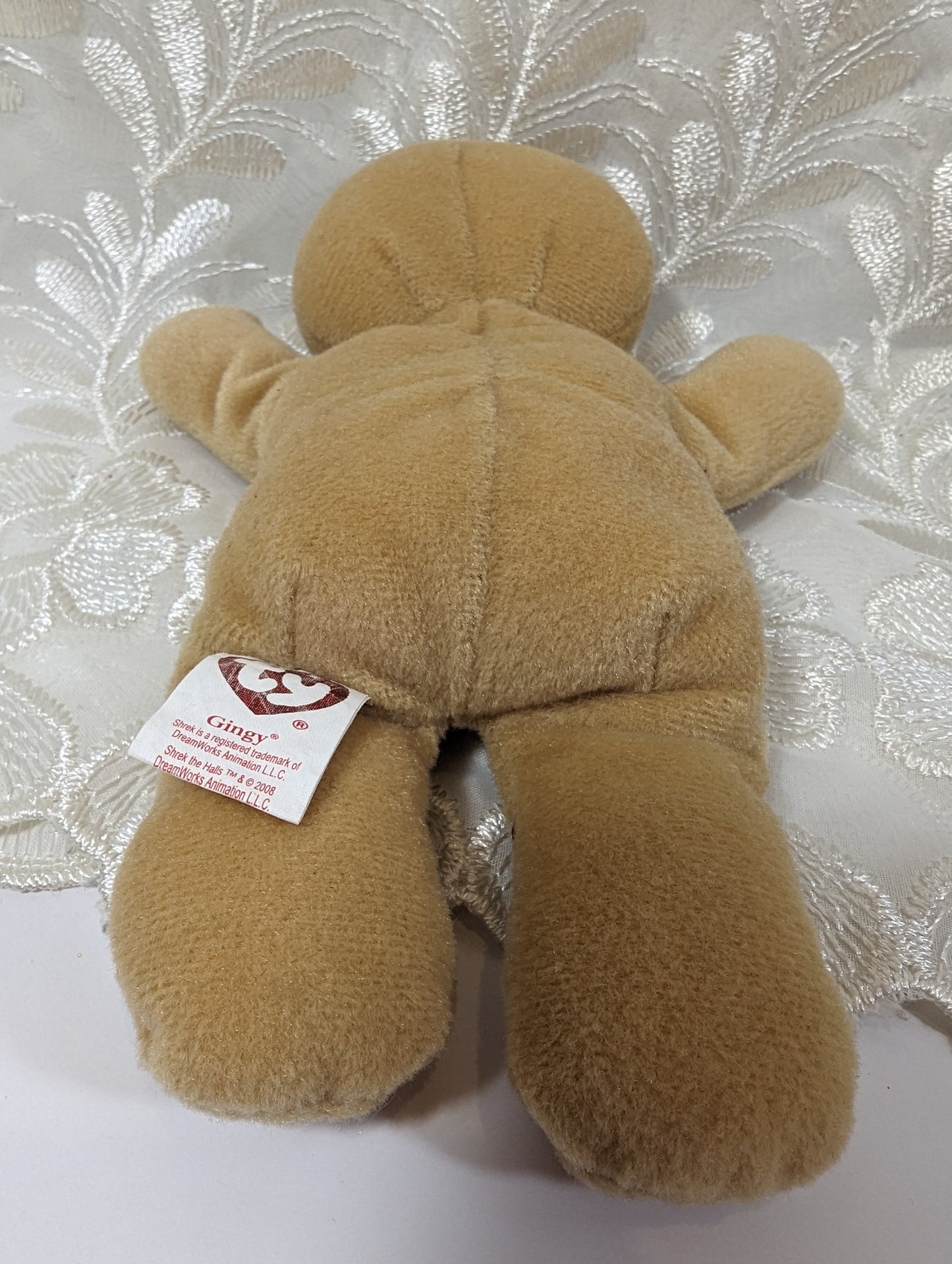 Ty Beanie Baby - Gingy The Gingerbread Man From The Movie Shrek (7in) No Tag - Vintage Beanies Canada