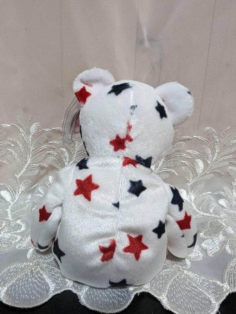 Ty Beanie Baby - Glory the American Bear (8.5in) - Vintage Beanies Canada