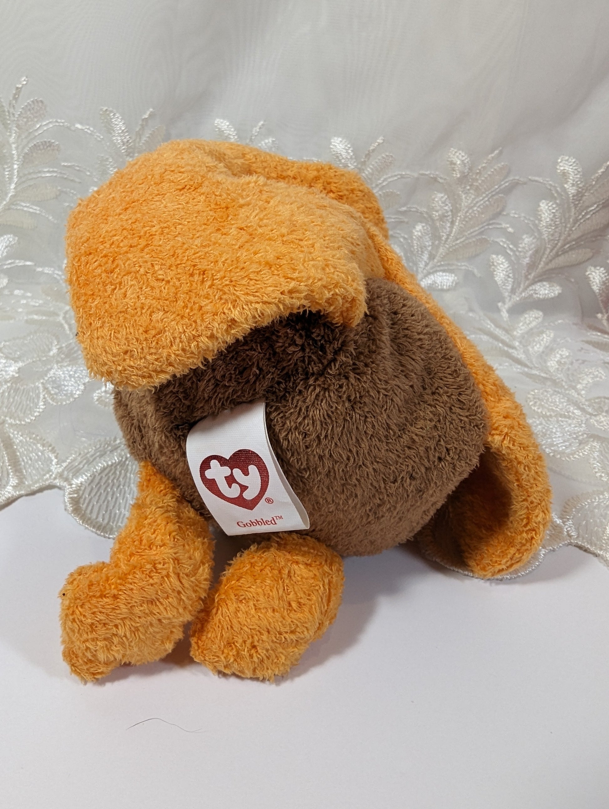 Ty Beanie Baby - Gobbled The Turkey (6 in) No Hang Tag - Vintage Beanies Canada