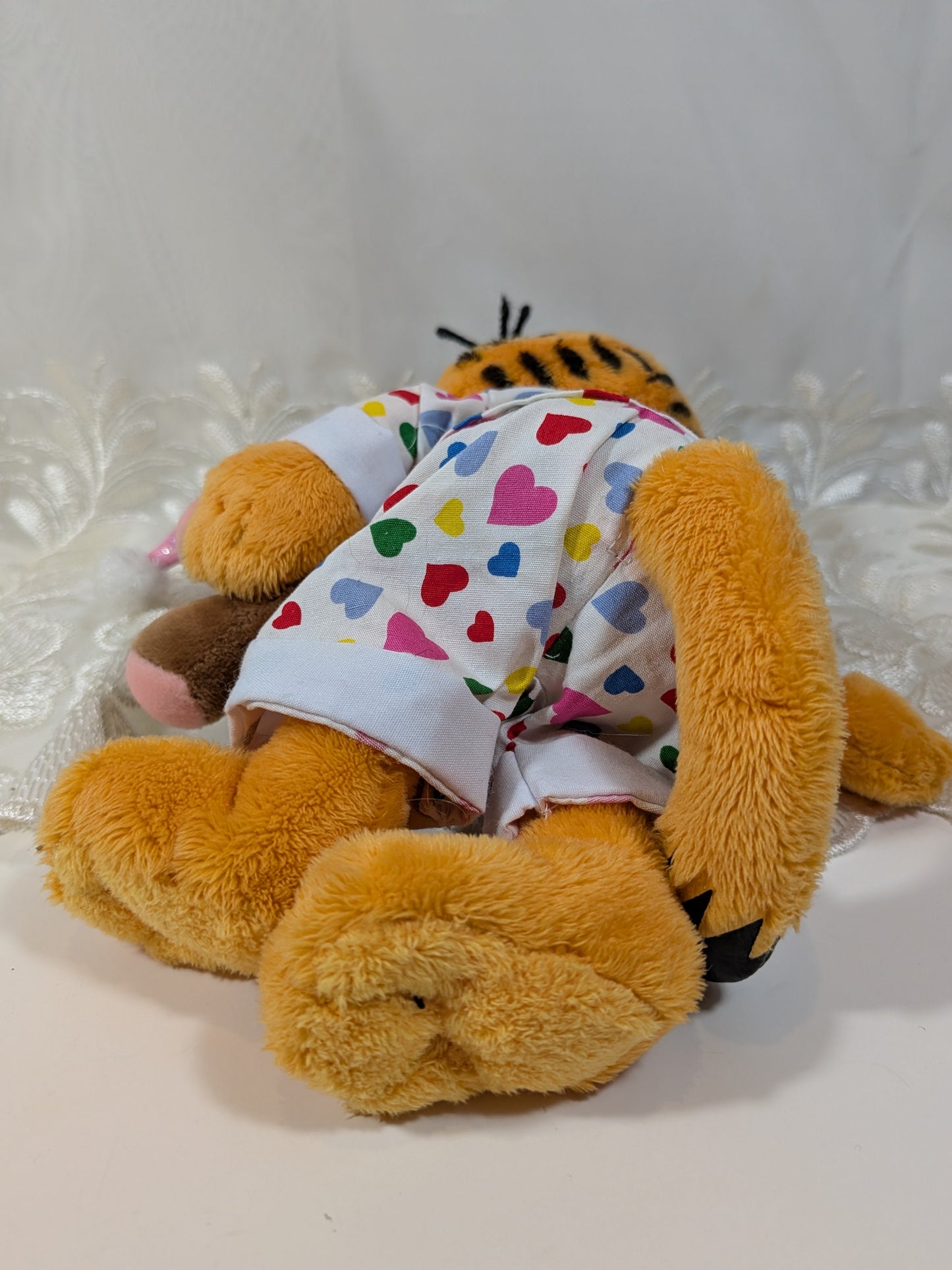 Ty Beanie Baby - Goodnight Garfield The Cat In Pajamas Holding Pooky The Bear (9in) - Vintage Beanies Canada