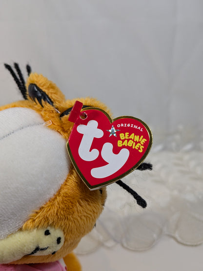 Ty Beanie Baby - Goodnight Garfield The Cat In Pajamas Holding Pooky The Bear (9in) - Vintage Beanies Canada