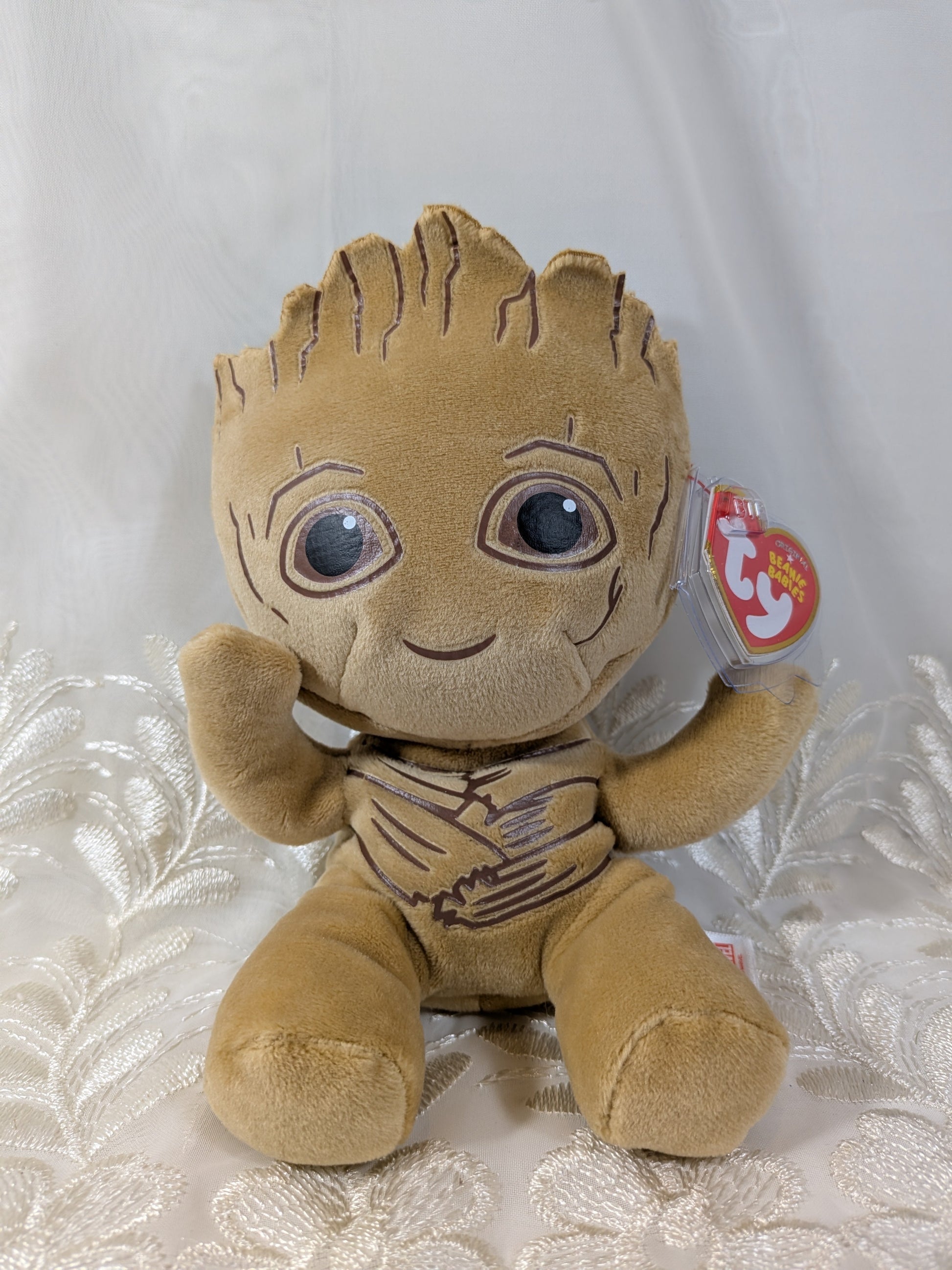 Ty Beanie Baby - Groot from Marvel (7.5in) - Vintage Beanies Canada