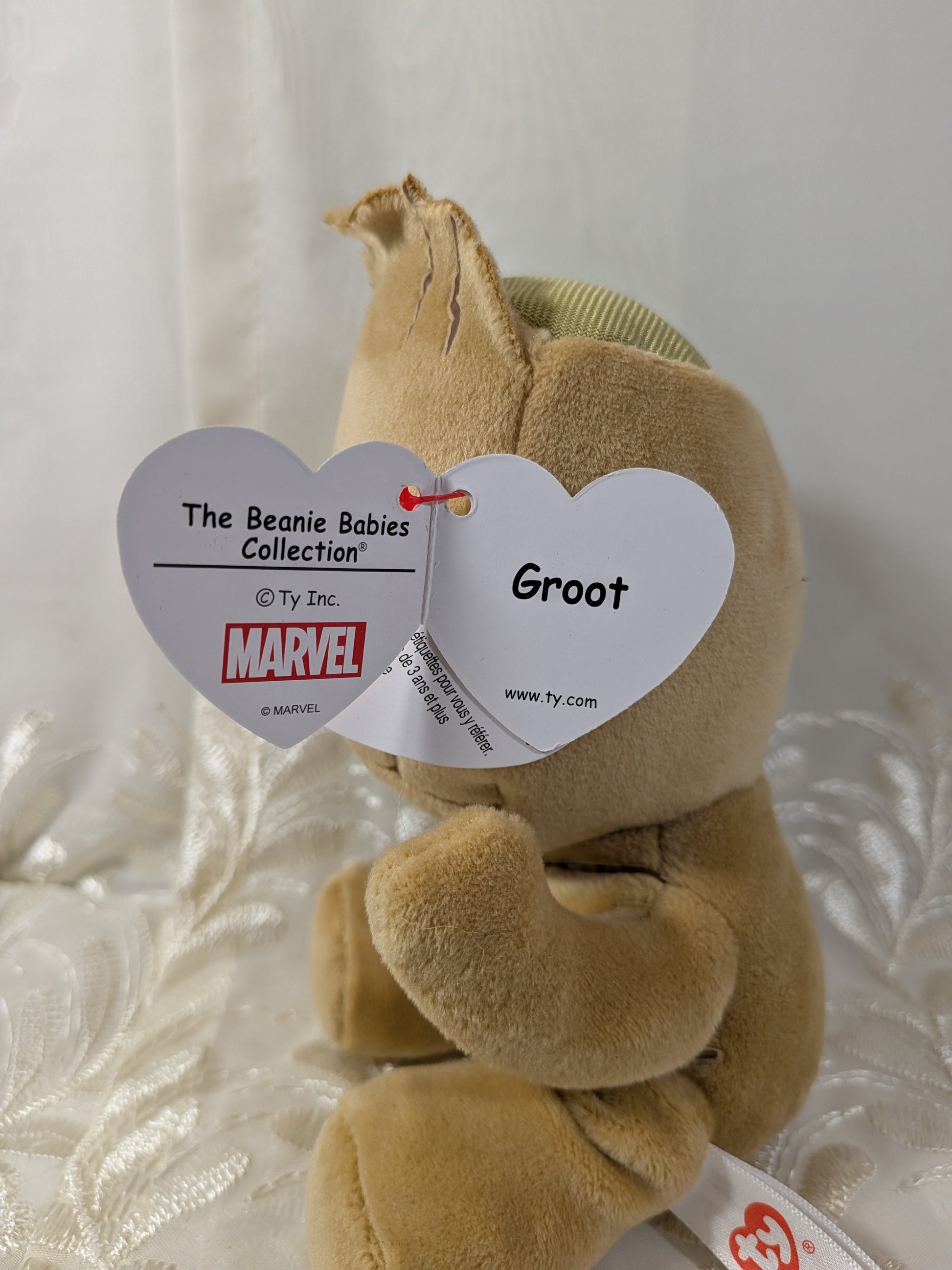 Ty Beanie Baby - Groot from Marvel (7.5in) - Vintage Beanies Canada