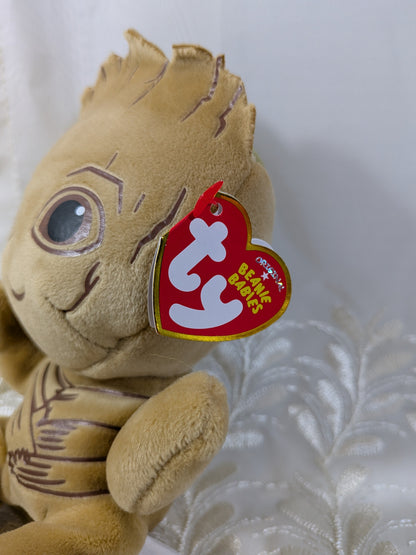 Ty Beanie Baby - Groot from Marvel (7.5in) - Vintage Beanies Canada