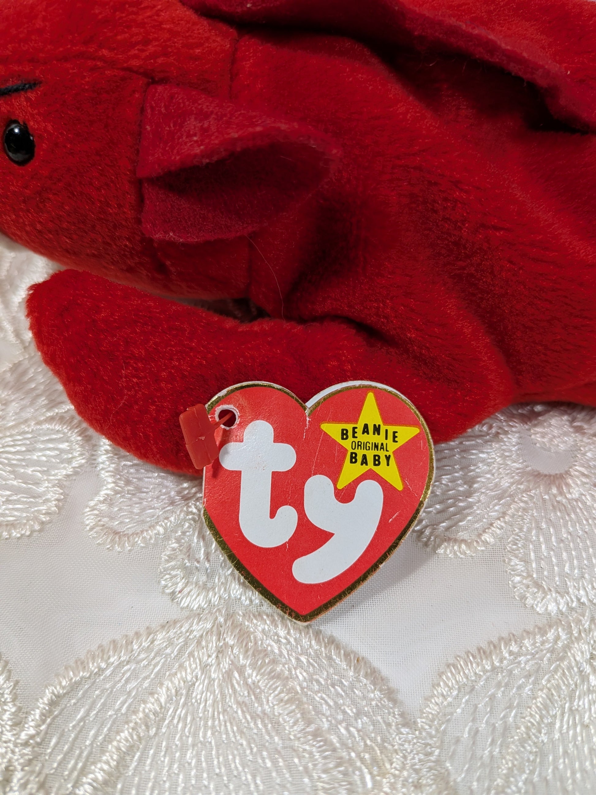 Ty Beanie Baby - Grunt The Razorback (9in) *Rare* Non - mint Tag - Vintage Beanies Canada