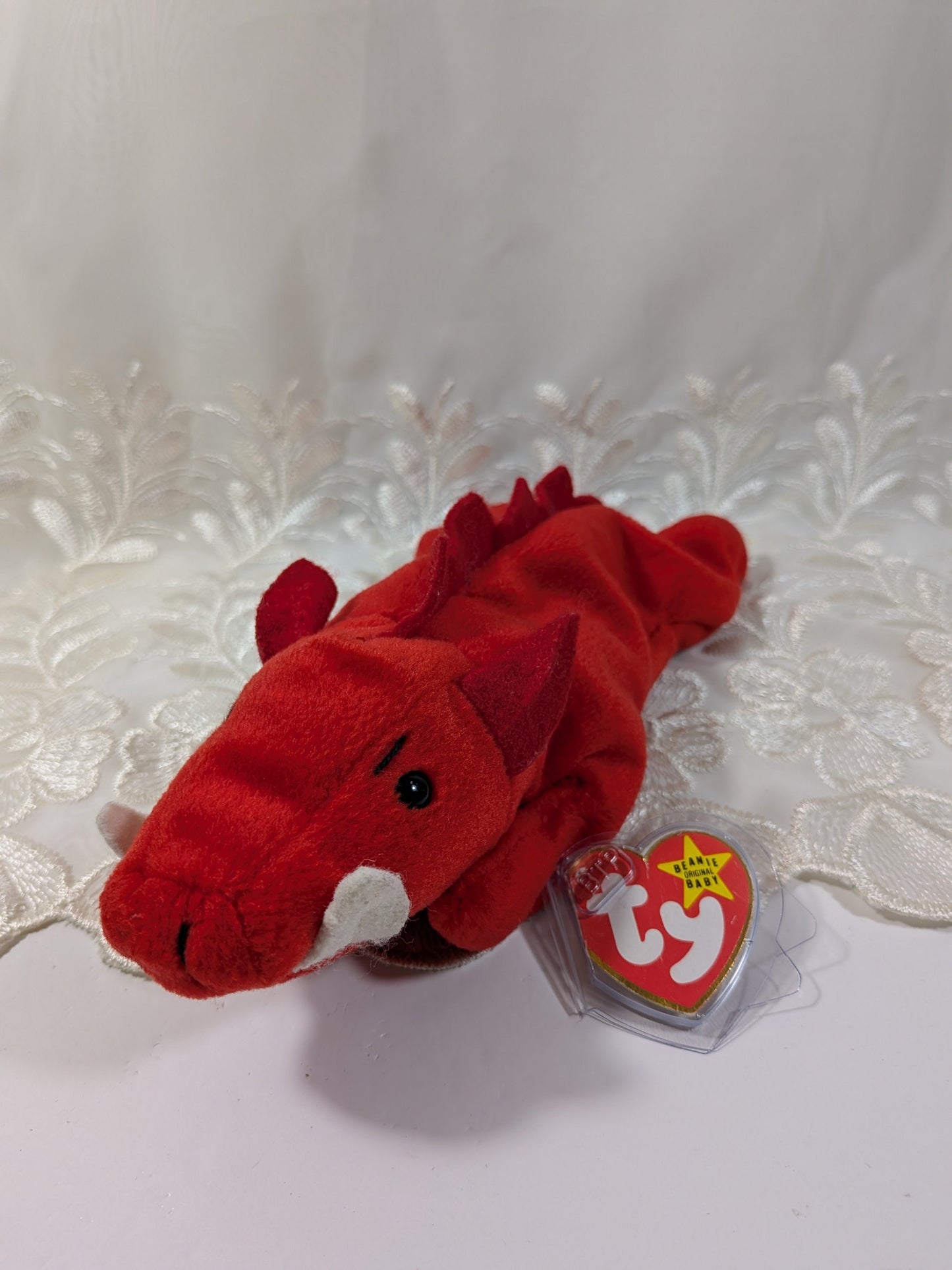 Ty Beanie Baby - Grunt The Razorback (9in) *Rare* Non - mint Tag - Vintage Beanies Canada