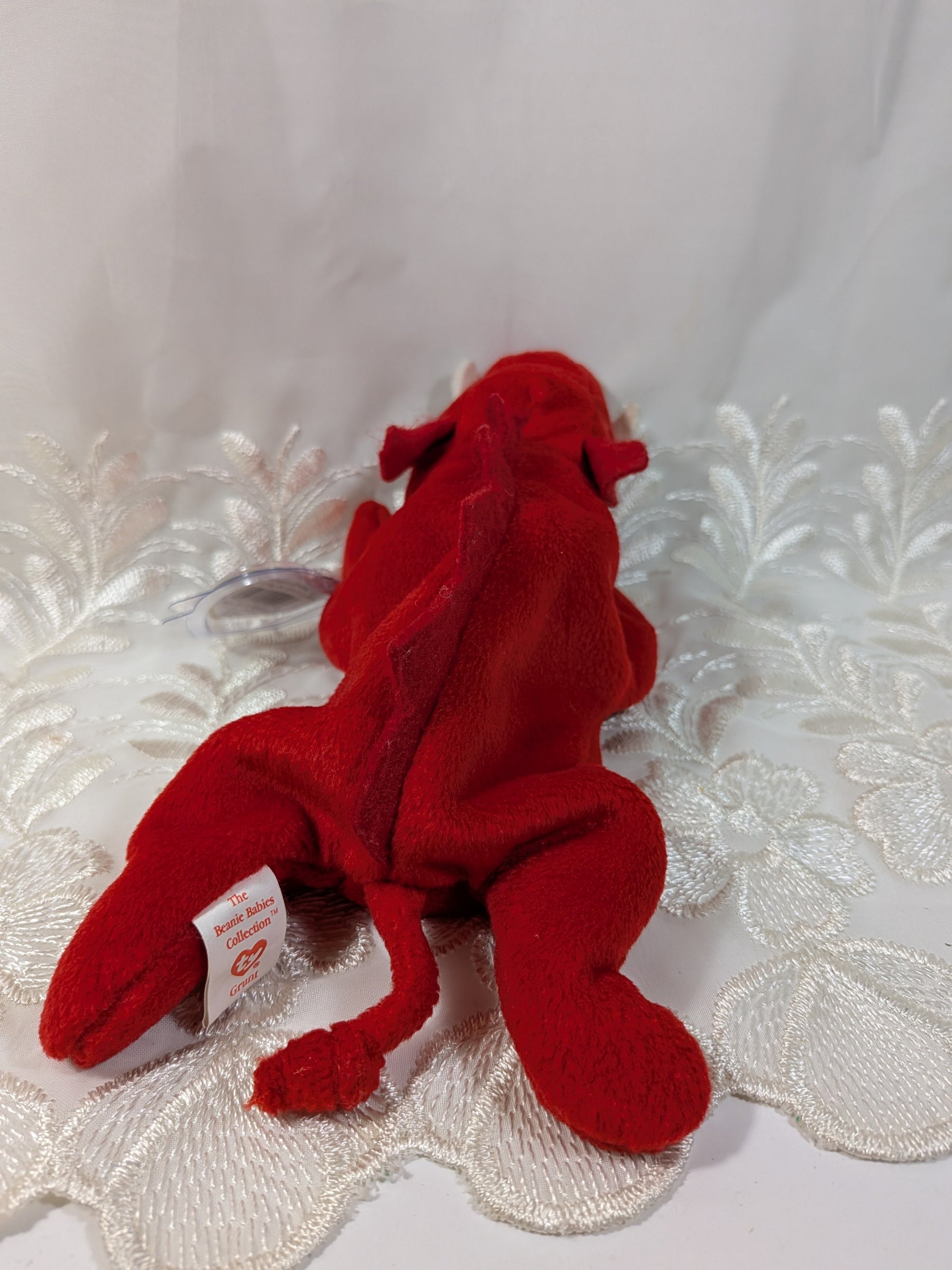 Ty Beanie Baby - Grunt The Razorback (9in) *Rare* Non - mint Tag - Vintage Beanies Canada
