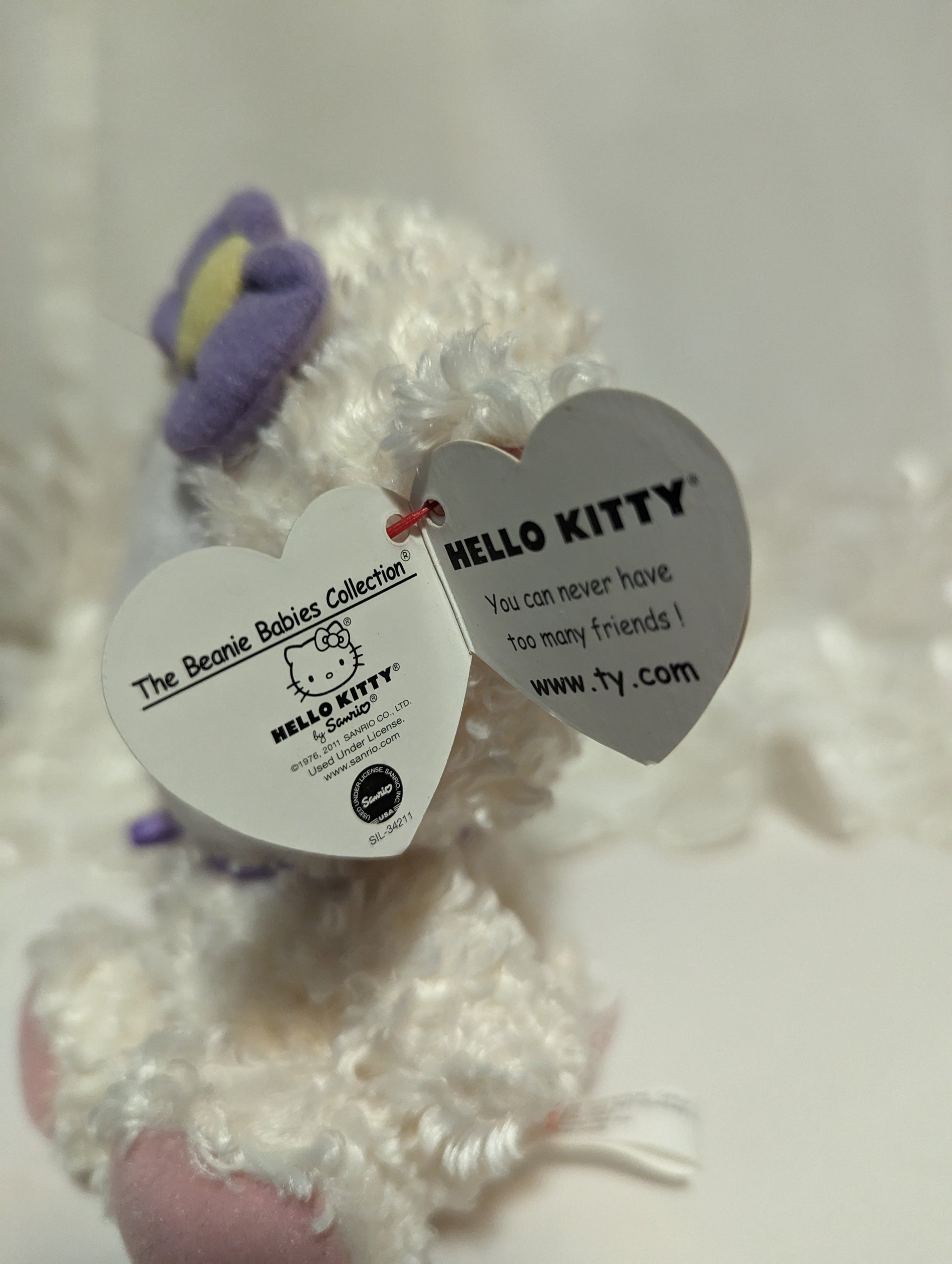 Ty Beanie Baby - Hello Kitty Dressed As Lamb (6in) - Vintage Beanies Canada