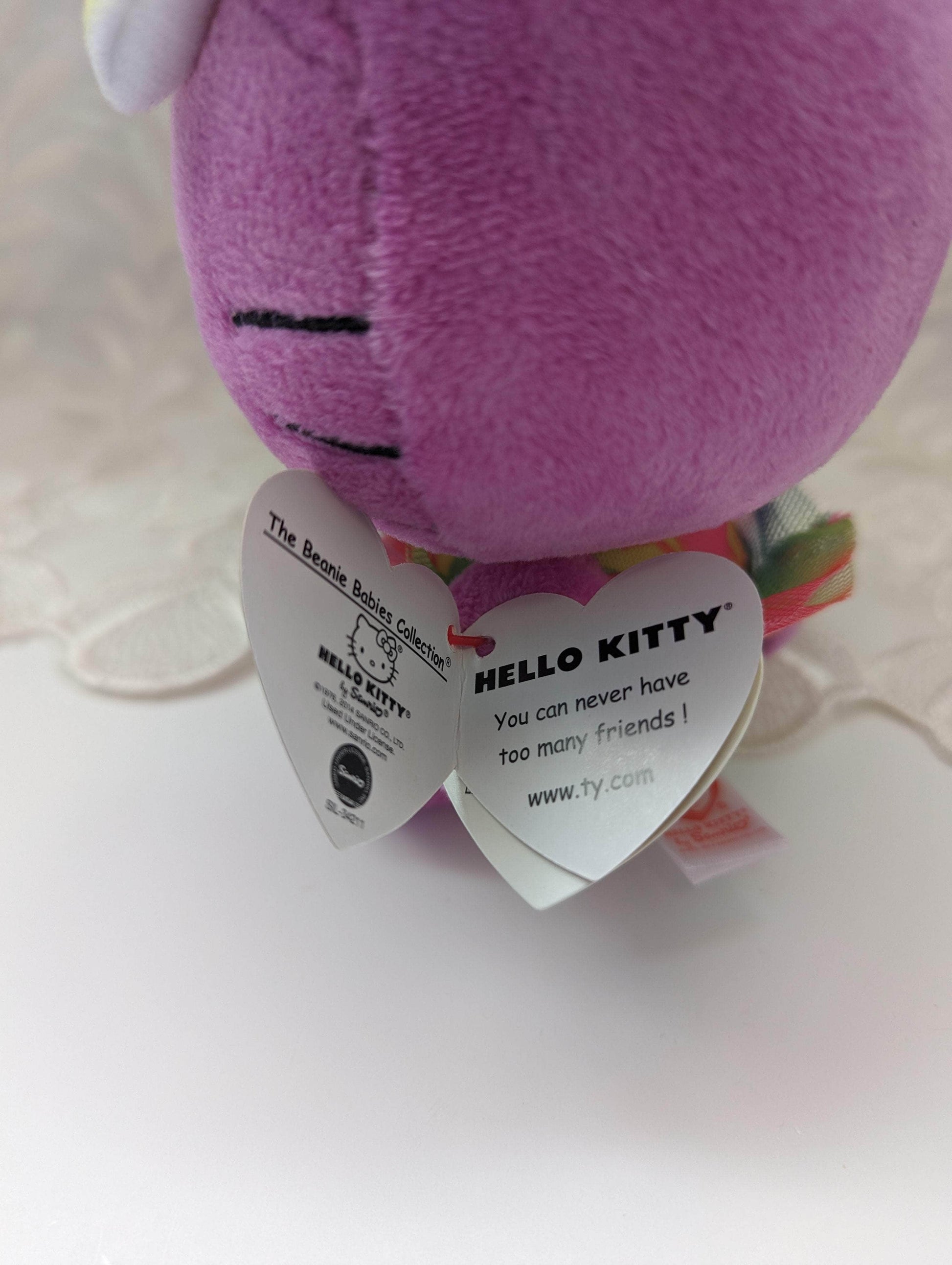 Ty Beanie Baby - Hello Kitty In Flower Swimsuit Purple Version (6in) - Vintage Beanies Canada