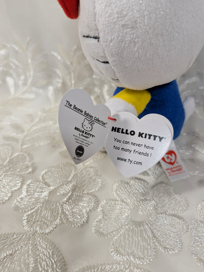 Ty Beanie Baby - Hello Kitty with Birthday Hat (6in) - Vintage Beanies Canada