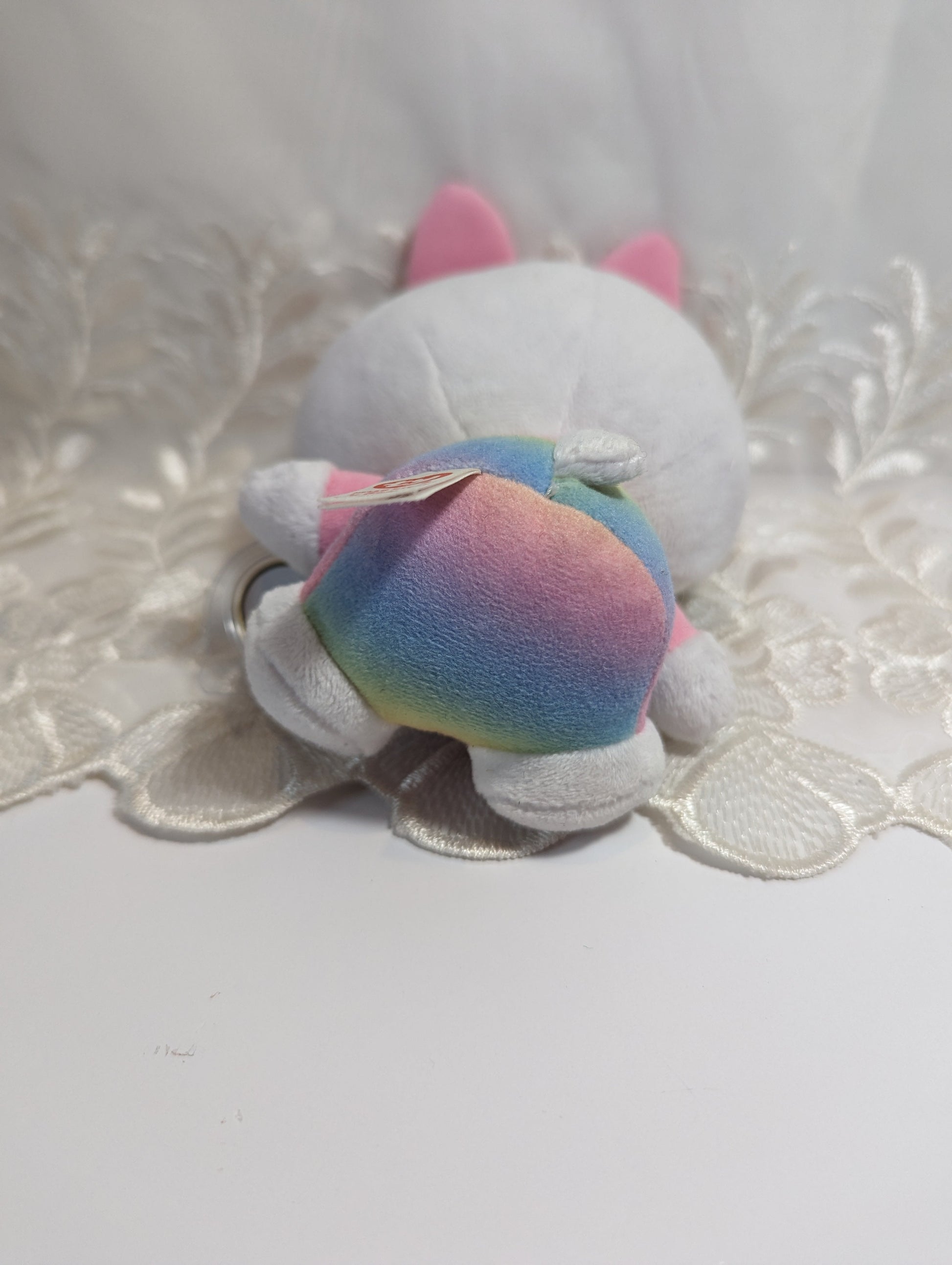 Ty Beanie Baby - Hello Kitty With Easter Bunny Ears And Rainbow Outfit (6in) - Vintage Beanies Canada
