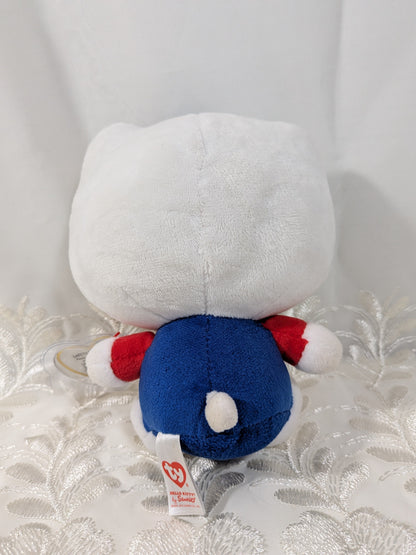 Ty Beanie Baby - Hello Kitty with New York Overalls (6 in) - Vintage Beanies Canada