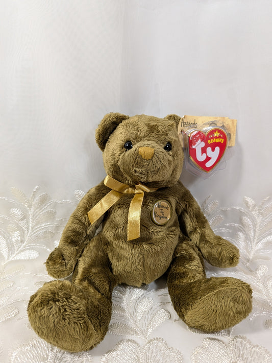 Ty Beanie Baby - Henry the bear (7in) Harrods Uk Exclusive *Rare* - Vintage Beanies Canada