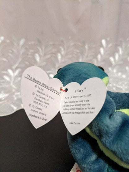 Ty Beanie Baby - Hissy the snake - Vintage Beanies Canada