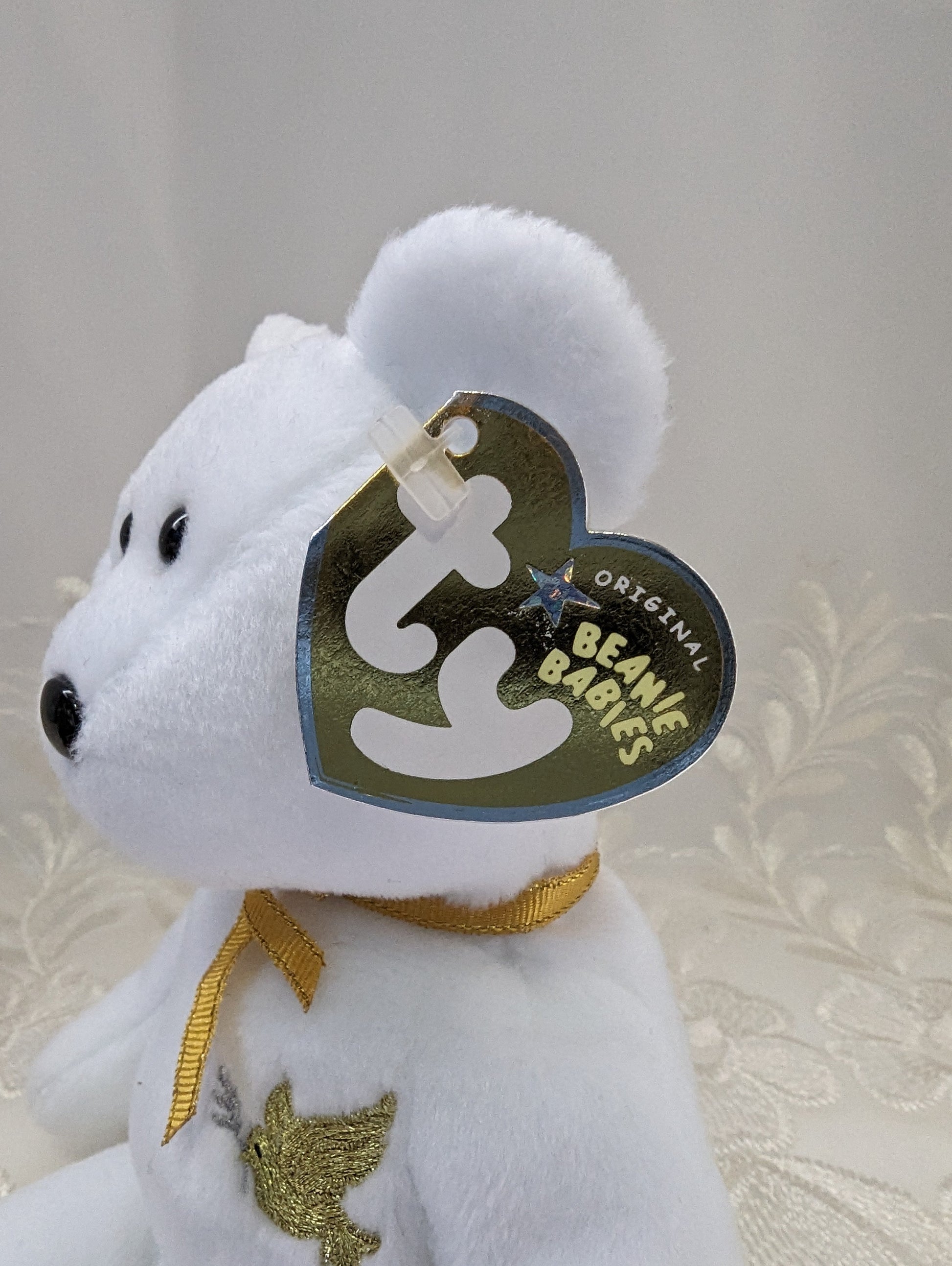 Ty Beanie Baby - Holy Father The Bear (8.5 in) - Vintage Beanies Canada